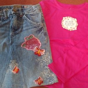 Girl's Skirt Set